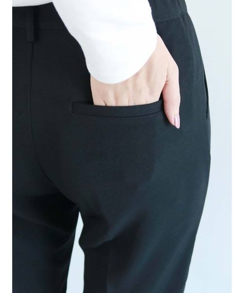 Te chichi(テチチ)の「センタープレスタックフレアパンツ(その他パンツ・レディース・グリーン/ブラウン/ブラック/パープル・フリ-)」の8枚目の写真