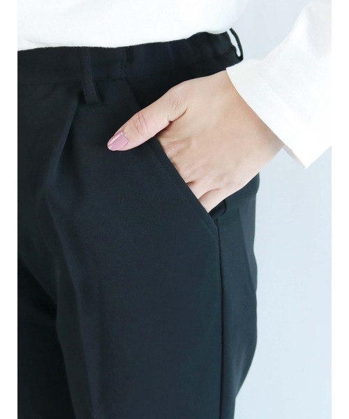 Te chichi(テチチ)の「センタープレスタックフレアパンツ(その他パンツ・レディース・グリーン/ブラウン/ブラック/パープル・フリ-)」の11枚目の写真
