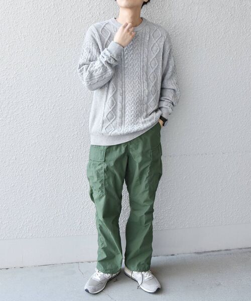 SHIPS any(シップス エニィ)の「SHIPS any: テック カーゴ イージーパンツ◇(カーゴパンツ・メンズ・ブラック/オリーブ・SMALL/MEDIUM/LARGE)」の8枚目の写真