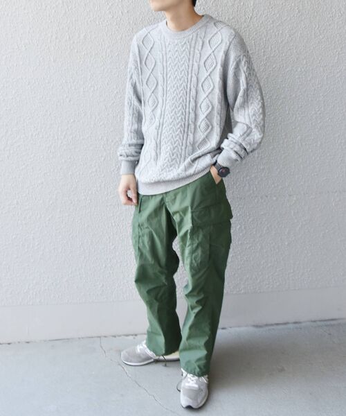 SHIPS any(シップス エニィ)の「SHIPS any: テック カーゴ イージーパンツ◇(カーゴパンツ・メンズ・ブラック/オリーブ・SMALL/MEDIUM/LARGE)」の9枚目の写真