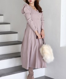 ROYAL PARTY（ロイヤルパーティー）の「パワショルフレアワンピース（ワンピース）」