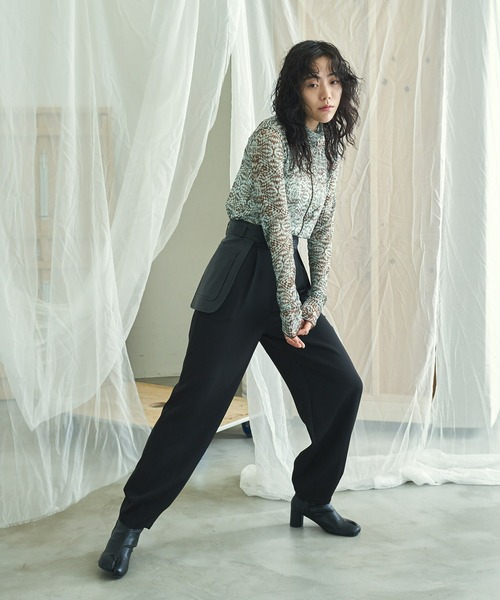［極美品］NEWYORKER ダークネイビー　大きいサイズ　ウィンドウチェック ストレッチ】Super100's ミルド 千鳥オーバーペイン ジャケット