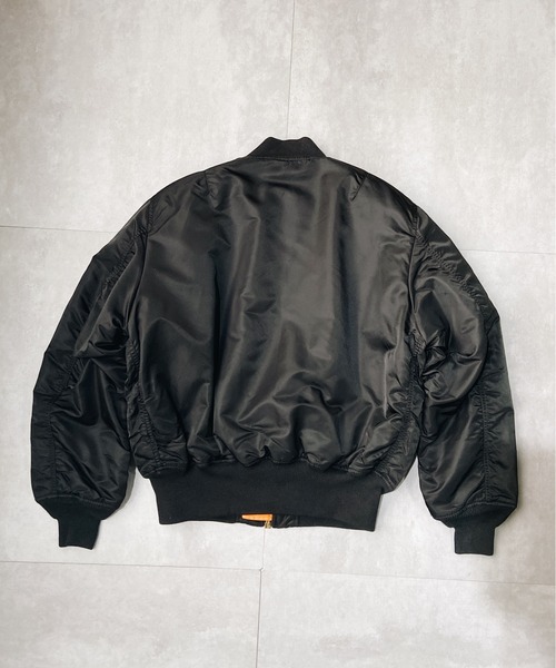 24karats × アルファ リバーシブル フライトジャケット ブラック L ALPHA×24Karats MA-1 SCRATCH CORE SPEC | TOPS | 24karats