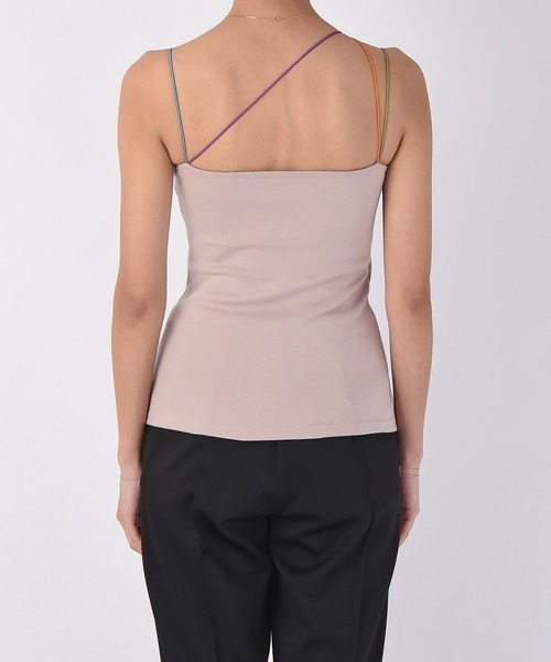 AKTE（アクテ）の「カップインランダムカラーストラップキャミソール（キャミソール・レディース・ベージュ/ホワイト/ブラック・FREE）」の14枚目の写真