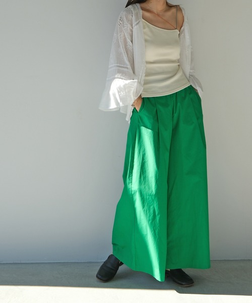 AKTE（アクテ）の「カップインランダムカラーストラップキャミソール（キャミソール・レディース・ベージュ/ホワイト/ブラック・FREE）」の21枚目の写真