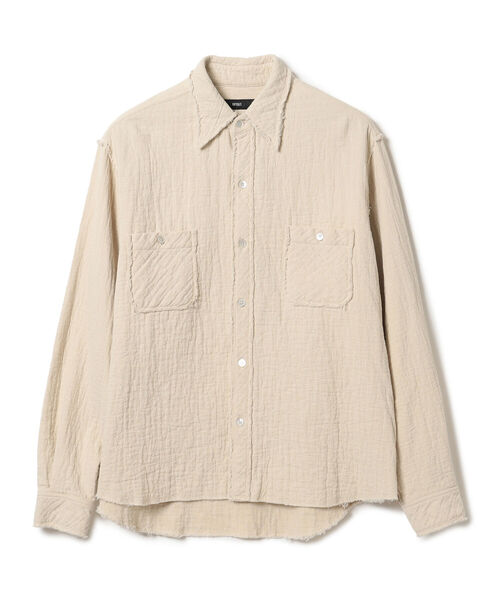 VAPORIZE（ヴェイパライズ）の「VAPORIZE / W Gaze Shirt（シャツ/ブラウス・メンズ・オフホワイト/ブラック・SMALL/MEDIUM/LARGE）」の8枚目の写真