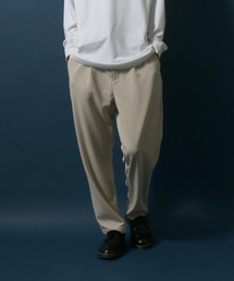 ANPAS | Cut Georgette Wide Tuck Tapered Pants/カットジョーゼット ワイドタックテーパードパンツ スラックス(スラックス)