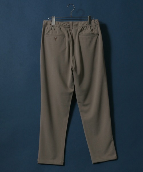 ANPAS（アンパス）の「Cut Georgette Wide Tuck Tapered Pants/カットジョーゼット ワイドタックテーパードパンツ スラックス カラーパンツ（スラックス・メンズ・オートミール/グレー/ベージュ/ブラック・M/L/LL）」の7枚目の写真
