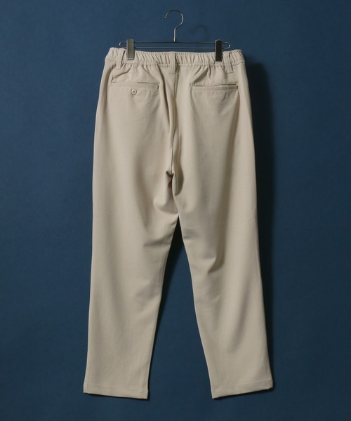 ANPAS（アンパス）の「Cut Georgette Wide Tuck Tapered Pants/カットジョーゼット ワイドタックテーパードパンツ スラックス カラーパンツ（スラックス・メンズ・オートミール/グレー/ベージュ/ブラック・M/L/LL）」の8枚目の写真