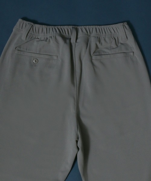 ANPAS（アンパス）の「Cut Georgette Wide Tuck Tapered Pants/カットジョーゼット ワイドタックテーパードパンツ スラックス カラーパンツ（スラックス・メンズ・オートミール/グレー/ベージュ/ブラック・M/L/LL）」の12枚目の写真