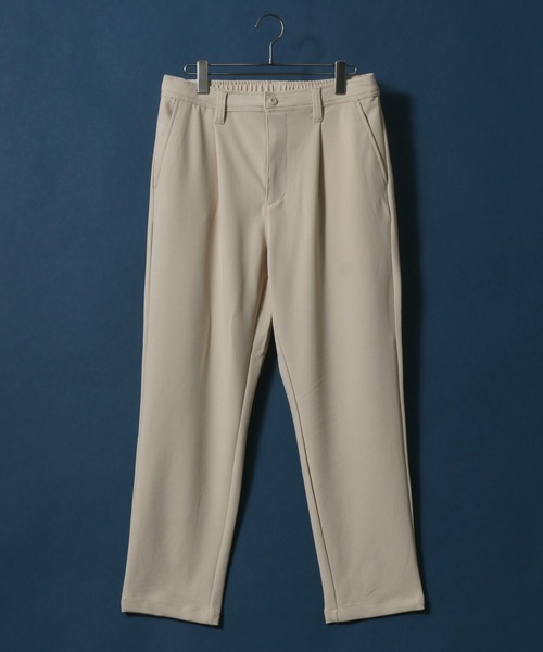 ANPAS（アンパス）の「Cut Georgette Wide Tuck Tapered Pants/カットジョーゼット ワイドタックテーパードパンツ スラックス カラーパンツ（スラックス・メンズ・オートミール/グレー/ベージュ/ブラック・M/L/LL）」の20枚目の写真