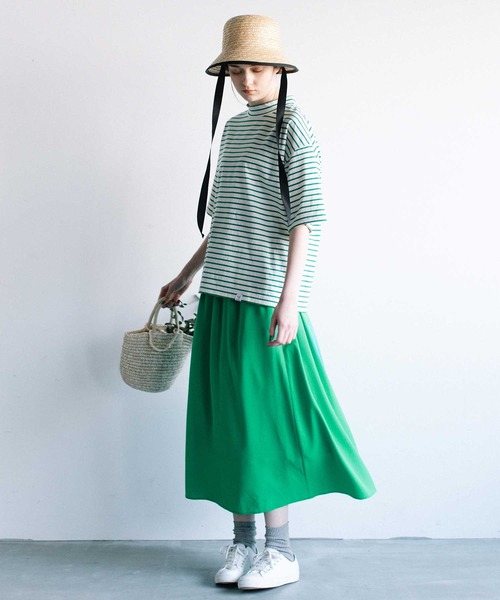 POU DOU DOU（プードゥドゥ）の「あご紐付きストローハット（ハット・レディース・ブラック/ベージュ・8）」の6枚目の写真