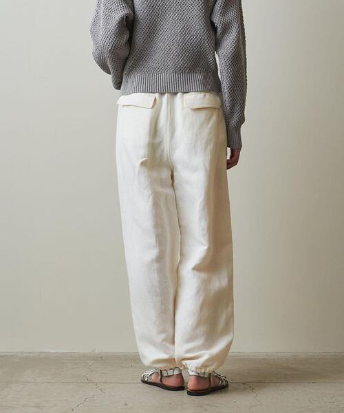 Steven Alan(スティーブンアラン)の「<Steven Alan>HEMP TWILL EASY PANTS/パンツ(その他パンツ・レディース・ホワイト/ベージュ・S/M)」の4枚目の写真
