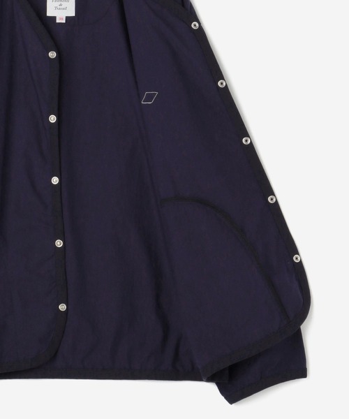 DANTON(ダントン)の「DANTON | コットンブロード シャツカーディガン WOMEN(シャツ/ブラウス・レディース・ライトグレー/ベージュ/ネイビー・36/38)」の16枚目の写真