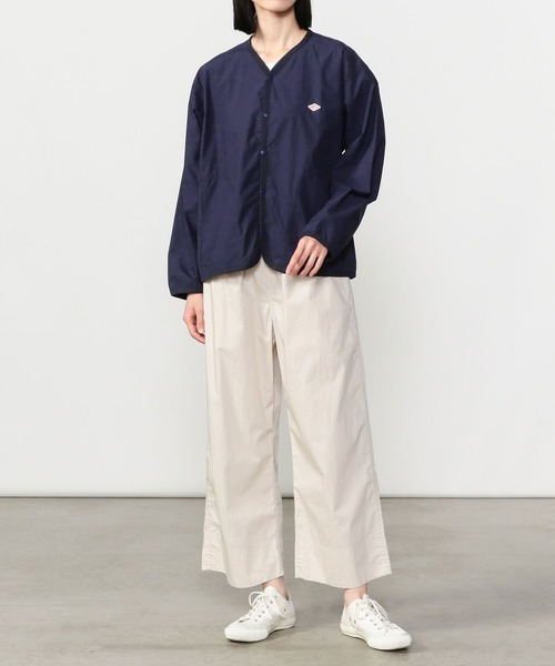 DANTON(ダントン)の「DANTON | コットンブロード シャツカーディガン WOMEN(シャツ/ブラウス・レディース・ライトグレー/ベージュ/ネイビー・36/38)」の7枚目の写真