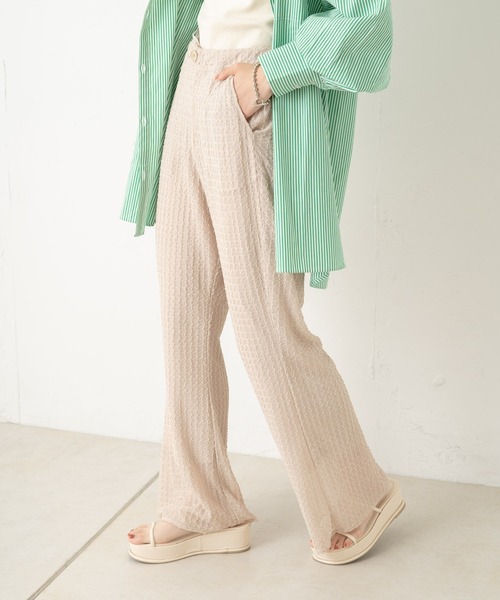 kastane カスタネ レースパンツ ホワイト 2025SS kastane カスタネ