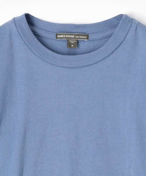 JAMES PERSE(ジェームスパース)の「キッズ ロングスリープTシャツ KLJ3076(Tシャツ/カットソー・キッズ・ブルー系その他/チャコールグレー/ライトブルー・4/06)」の6枚目の写真