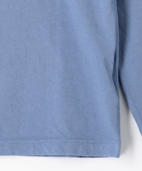 JAMES PERSE(ジェームスパース)の「キッズ ロングスリープTシャツ KLJ3076(Tシャツ/カットソー・キッズ・ブルー系その他/チャコールグレー/ライトブルー・4/06)」の8枚目の写真