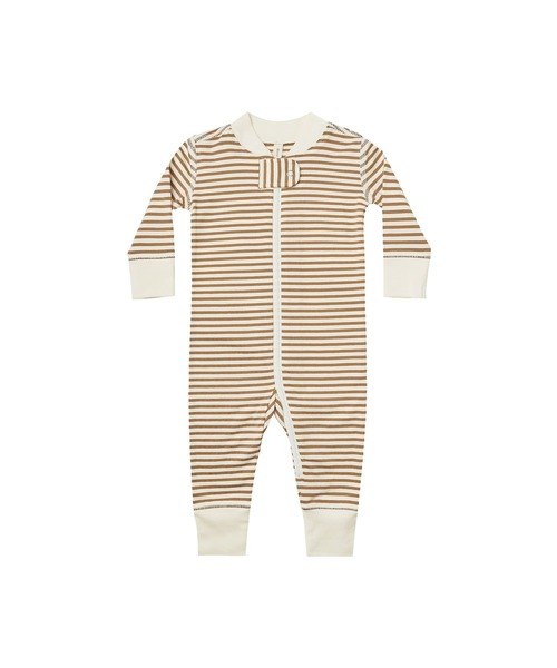 【セール】/Quincy Mae/ZIP LONGSLEEVE SLEEPER（ルームウェア/パジャマ）｜Quincy Mae（クインシーメイ） 5,346円