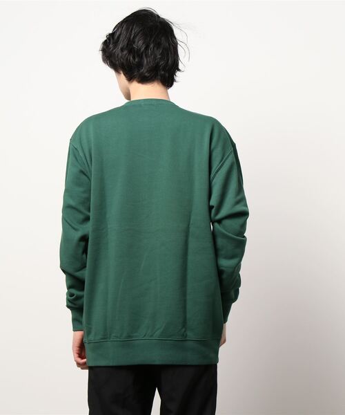 BACK NUMBER（バックナンバー）の「【BACK NUMBER】Refurbishクルーネックスウェット（スウェット・メンズ・ブルー/ネイビー/グレー/グリーン/ホワイト/ホワイト×ホワイト/レッド/ブラック・L/M/S）」の10枚目の写真