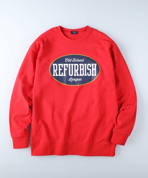 BACK NUMBER（バックナンバー）の「【BACK NUMBER】Refurbishクルーネックスウェット（スウェット・メンズ・ブルー/ネイビー/グレー/グリーン/ホワイト/ホワイト×ホワイト/レッド/ブラック・L/M/S）」の8枚目の写真