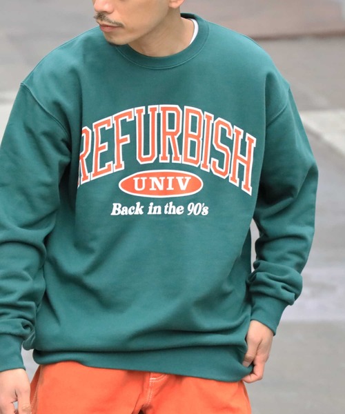 BACK NUMBER（バックナンバー）の「【BACK NUMBER】Refurbishクルーネックスウェット（スウェット）」 WEAR