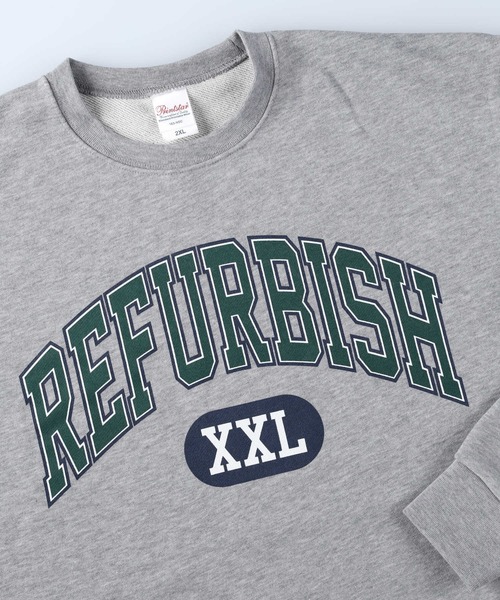 BACK NUMBER（バックナンバー）の「【BACK NUMBER】Refurbishクルーネックスウェット（スウェット・メンズ・ブルー/ネイビー/グレー/グリーン/ホワイト/ホワイト×ホワイト/レッド/ブラック・L/M/S）」の18枚目の写真
