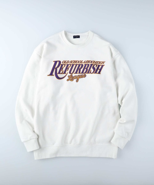 BACK NUMBER（バックナンバー）の「【BACK NUMBER】Refurbishクルーネックスウェット（スウェット・メンズ・ブルー/ネイビー/グレー/グリーン/ホワイト/ホワイト×ホワイト/レッド/ブラック・L/M/S）」の21枚目の写真