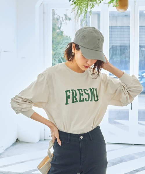 GLOBAL WORK(グローバルワーク)の「抗菌プリントロンT/264068(Tシャツ/カットソー・レディース・ホワイト/オフホワイト/ホワイト系その他3/ライトグレー/ホワイト系その他2/グレー系その他3・LARGE/MEDIUM)」の3枚目の写真