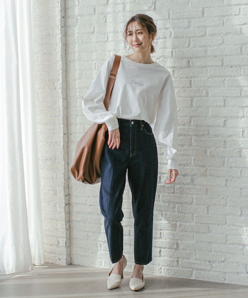GLOBAL WORK(グローバルワーク)の「抗菌プリントロンT/264068(Tシャツ/カットソー・レディース・ホワイト/オフホワイト/ホワイト系その他3/ライトグレー/ホワイト系その他2/グレー系その他3・LARGE/MEDIUM)」の7枚目の写真