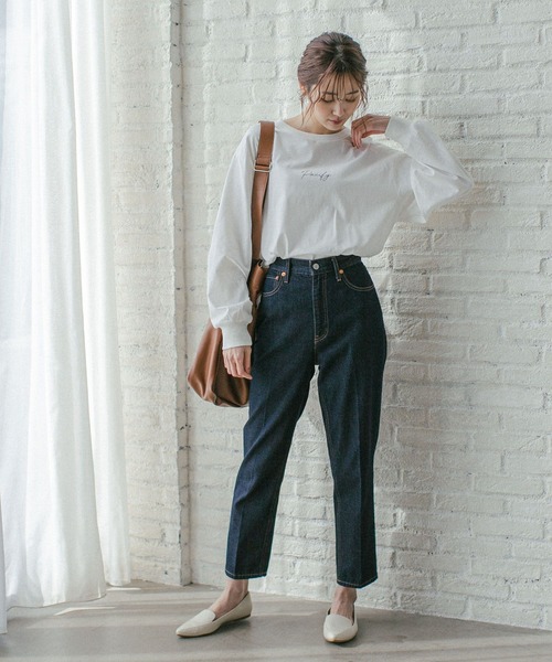 GLOBAL WORK(グローバルワーク)の「抗菌プリントロンT/264068(Tシャツ/カットソー・レディース・ホワイト/オフホワイト/ホワイト系その他3/ライトグレー/ホワイト系その他2/グレー系その他3・LARGE/MEDIUM)」の8枚目の写真