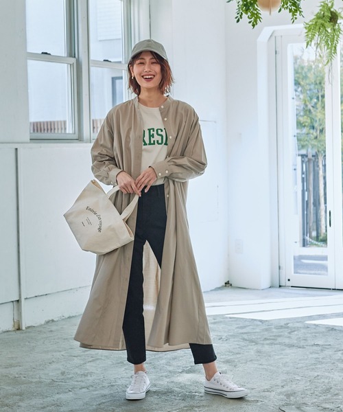 GLOBAL WORK(グローバルワーク)の「抗菌プリントロンT/264068(Tシャツ/カットソー・レディース・ホワイト/オフホワイト/ホワイト系その他3/ライトグレー/ホワイト系その他2/グレー系その他3・LARGE/MEDIUM)」の19枚目の写真