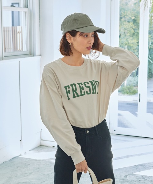 GLOBAL WORK(グローバルワーク)の「抗菌プリントロンT/264068(Tシャツ/カットソー・レディース・ホワイト/オフホワイト/ホワイト系その他3/ライトグレー/ホワイト系その他2/グレー系その他3・LARGE/MEDIUM)」の21枚目の写真