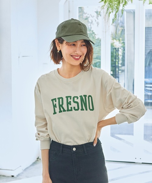 GLOBAL WORK(グローバルワーク)の「抗菌プリントロンT/264068(Tシャツ/カットソー・レディース・ホワイト/オフホワイト/ホワイト系その他3/ライトグレー/ホワイト系その他2/グレー系その他3・LARGE/MEDIUM)」の22枚目の写真