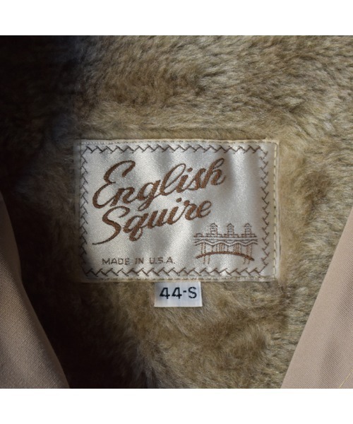 VINTAGE（ヴィンテージ）の「【ヴィンテージ古着】70's English Squire / イングリッシュスクエア ライナー付き ステンカラーコート USA製（ステンカラーコート・メンズ・ベージュ・44）」の3枚目の写真