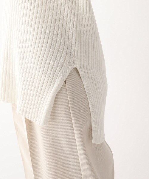 OPAQUE.CLIP（オペークドットクリップ）の「◆オーガニックコットン ワイドリブプルオーバー（ニット/セーター・レディース・ライトブルー/グリーン系その他5/ホワイト系/ピンク系/ブラック系7・40/38/42）」の11枚目の写真