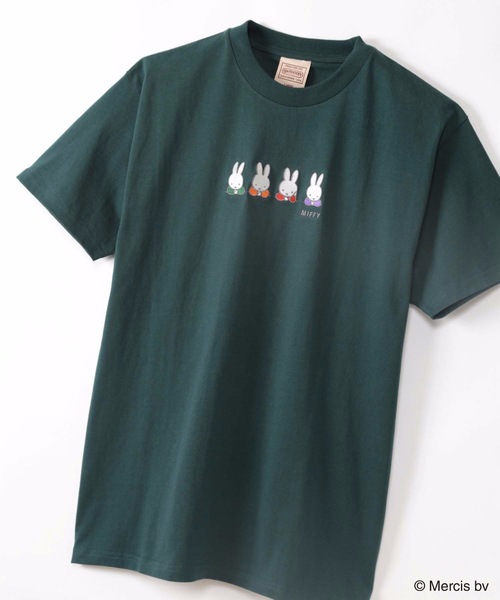 Miffy( ミッフィー)の「【OUTDOOR PRODUCTS/アウトドアプロダクツ】【MIFFY/ミッフィー】 オリジナルデザインTシャツ(Tシャツ/カットソー・メンズ・アイボリー/その他1/その他2/ベージュ/ピンク系その他/ダークグリーン/ホワイト系その他/ホワイト・SMALL/LARGE/MEDIUM)」の5枚目の写真