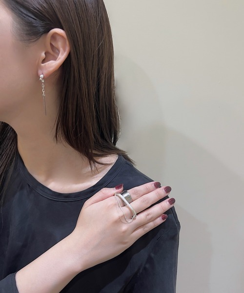 and cloud(アンドクラウド)の「Rust Reversible Ring(リング・レディース・シルバー/ブラック/イエローゴールド・#11/#17/#13/#15)」の21枚目の写真