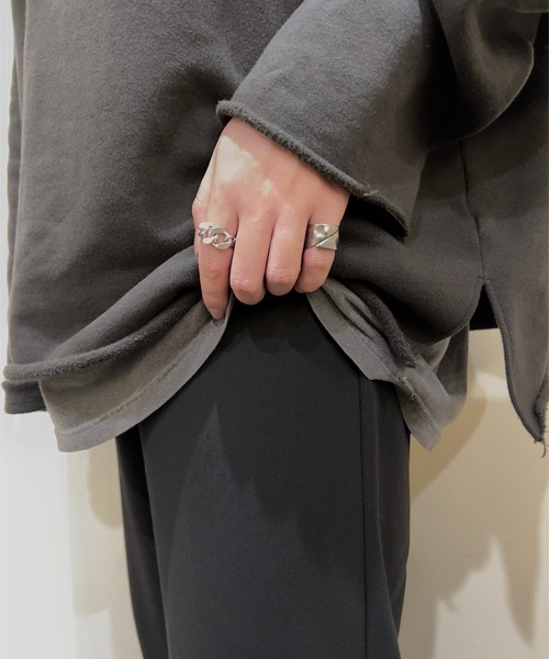 and cloud(アンドクラウド)の「Rust Reversible Ring(リング・レディース・シルバー/ブラック/イエローゴールド・#11/#17/#13/#15)」の18枚目の写真