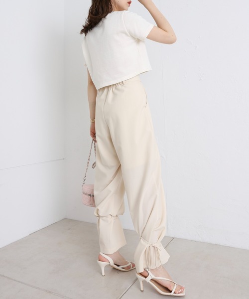 Chico（チコ）の「裾ドロストデザインパンツ（その他パンツ・レディース・ブラック/グレー/アイボリー・FREE）」の21枚目の写真