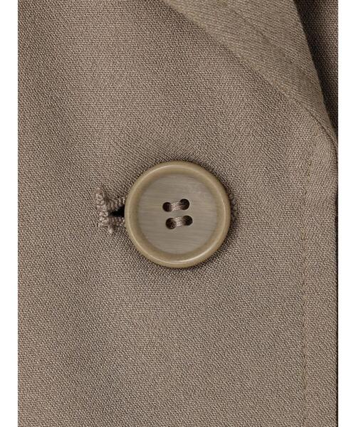 Green　Parks（グリーンパークス）の「Big テーラードジャケット（テーラードジャケット・レディース・ベージュ/ダークグレー・FREE）」の20枚目の写真