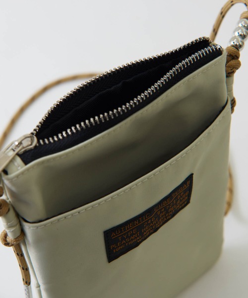 CUBE SUGAR（キューブシュガー）の「丸ポーチ付きミニショルダーバッグ（ショルダーバッグ・レディース・ブラック/ベージュ/カーキ・M）」の16枚目の写真