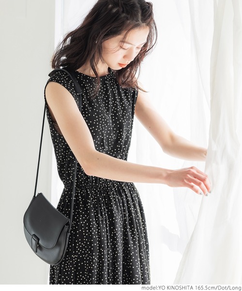 coca(coca)(コカ)の「ランダムドットボリュームワンピース(ワンピース・レディース・ドット・SHORT/LONG)」の10枚目の写真