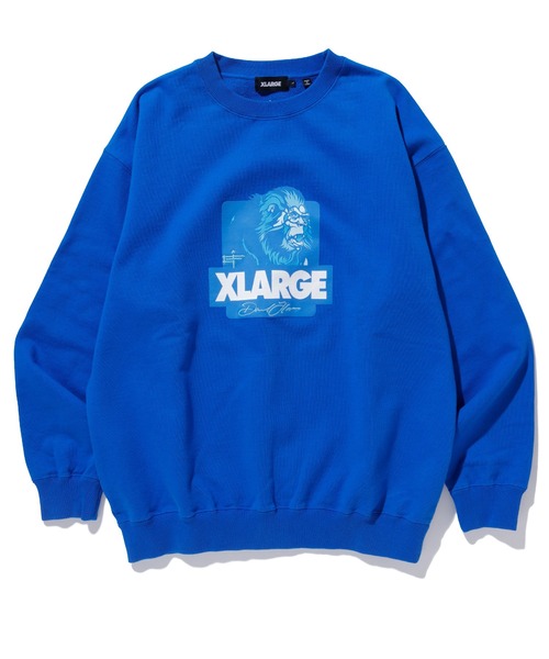 XRAY SWEATER メンズ US サイズ: XXX-Large カラー: ブルー XLARGE（エクストララージ）の「XLARGE×DAVID FLORES BOX OG CREWNECK