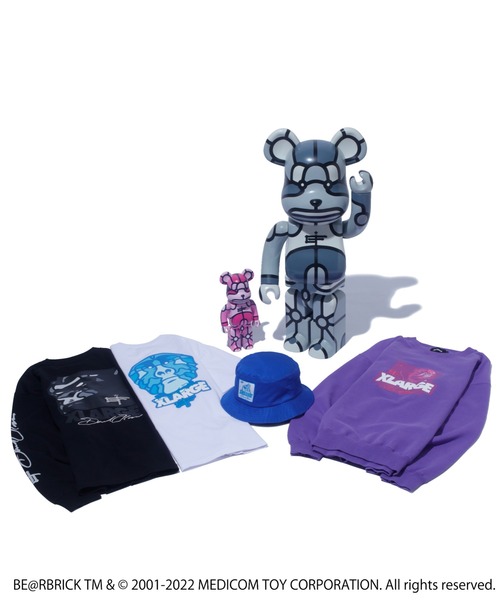 XLARGE（エクストララージ）の「XLARGE×DAVID FLORES BOX OG CREWNECK SWEAT（スウェット・メンズ・パープル/ブラック/ブルー・MEDIUM/SMALL/X-LARGE/LARGE）」の8枚目の写真