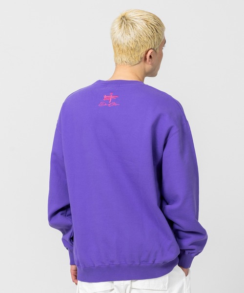 XLARGE（エクストララージ）の「XLARGE×DAVID FLORES BOX OG CREWNECK SWEAT（スウェット・メンズ・パープル/ブラック/ブルー・MEDIUM/SMALL/X-LARGE/LARGE）」の11枚目の写真