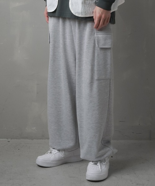 SPINNS(スピンズ)の「【6色展開】ドローコード 裏毛バルーンスノーカーゴパンツ(その他パンツ・メンズ・ホワイト/ブラック/グレー/イエロー/オレンジ/グリーン・M/L)」の19枚目の写真