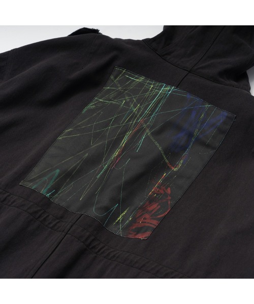 Wizzard(ウィザード)の「wizzard/ウィザード/GRAPHIC PATCH FISHTAIL PARKA(ミリタリージャケット・メンズ・ホワイト/ブラック/カーキオリーブ/ピンク・1/2/3)」の7枚目の写真