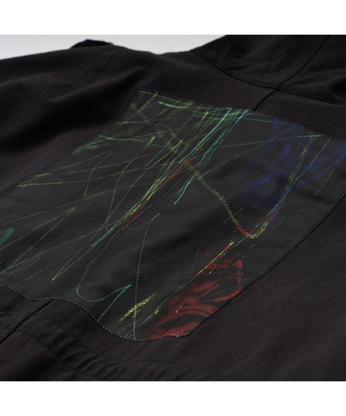 Wizzard(ウィザード)の「wizzard/ウィザード/GRAPHIC PATCH FISHTAIL PARKA(ミリタリージャケット・メンズ・ホワイト/ブラック/カーキオリーブ/ピンク・1/2/3)」の5枚目の写真