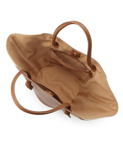 UNTITLED（アンタイトル）の「◆【STORY掲載】ビッグトート（トートバッグ・レディース・ブラック/キャメル・00）」の7枚目の写真